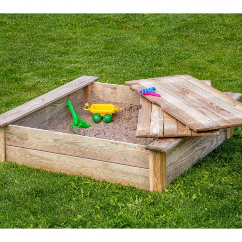 Tuindeco Square sandpit 100cm